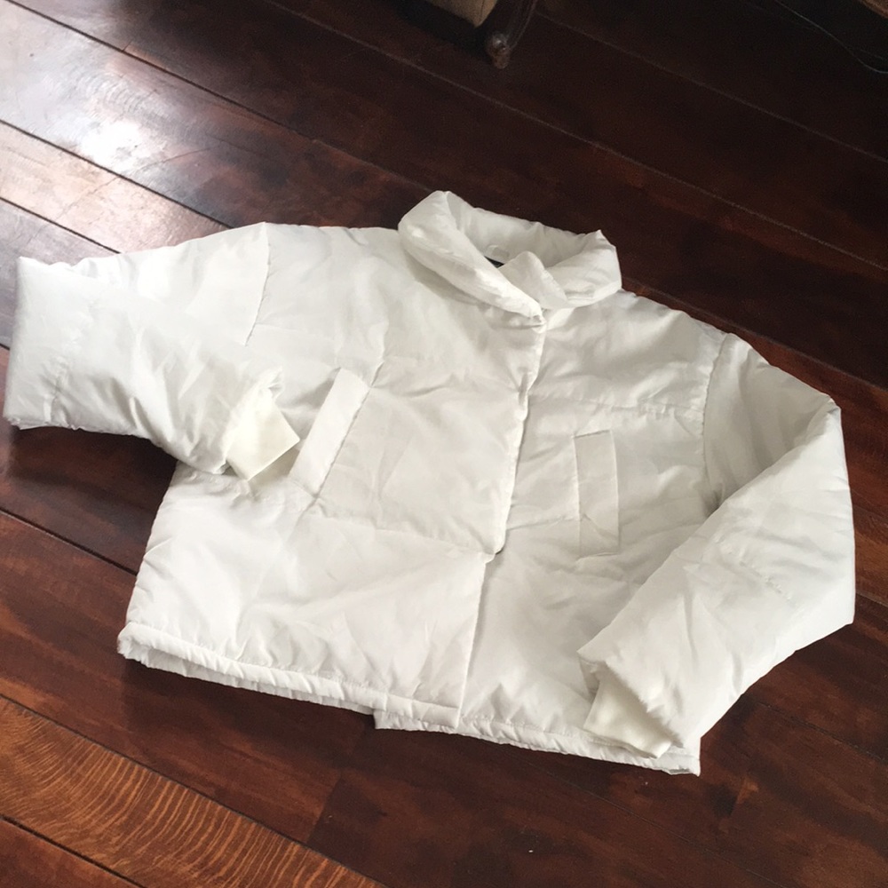 Boohoo Polyester Bomber Unfitting Jacket - image 2